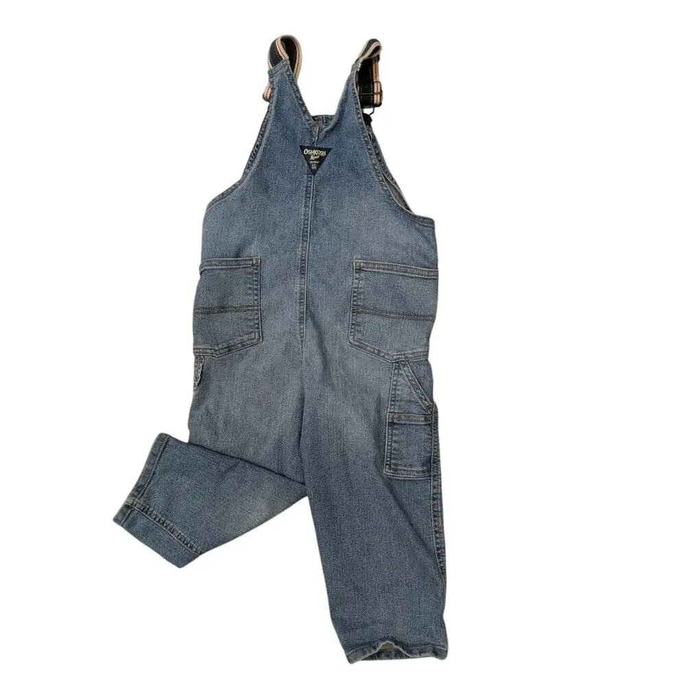 Oshkosh B'Gosh Bib Overalls Denim  Size 4T